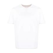 Eleventy Casual Vit Bomull Kortärmad T-shirt White, Herr