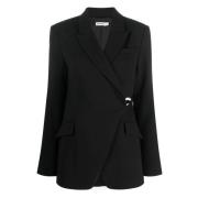 Simkhai Elegant Svart Blazer Black, Dam