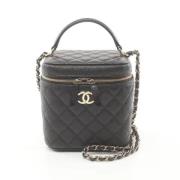 Chanel Vintage Pre-owned Laeder chanel-vskor Black, Dam