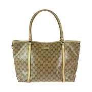 Gucci Vintage Pre-owned Canvas totevskor Brown, Dam