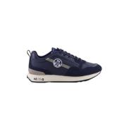 North Sails Blåa Sneakers i Återvunnen Nylon med Mockadetaljer Blue, H...