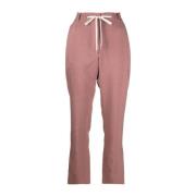 Eleventy Rosa Casual Dragsko Byxor Pink, Dam