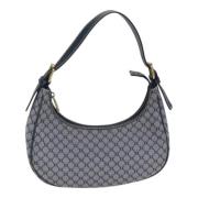 Celine Vintage Pre-owned Canvas handvskor Blue, Dam