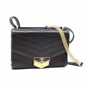 Chanel Vintage Pre-owned Laeder chanel-vskor Black, Dam