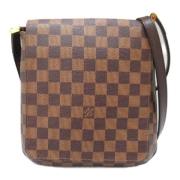 Louis Vuitton Vintage Pre-owned Canvas crossbodyvskor Brown, Dam