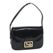 Celine Vintage Pre-owned Laeder axelremsvskor Black, Dam