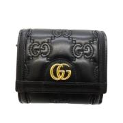 Gucci Vintage Pre-owned Laeder plnbcker Black, Dam