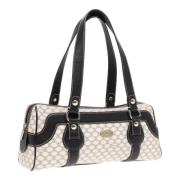 Celine Vintage Pre-owned Canvas handvskor White, Dam