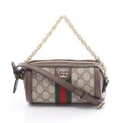 Gucci Vintage Pre-owned Canvas crossbodyvskor Beige, Dam