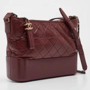 Chanel Vintage Pre-owned Laeder axelremsvskor Red, Dam