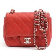 Chanel Vintage Pre-owned Laeder chanel-vskor Red, Dam