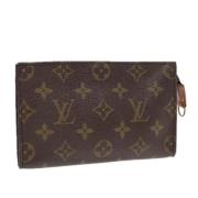 Louis Vuitton Vintage Pre-owned Canvas necessrer Brown, Dam