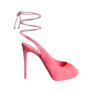 Christian Louboutin Högklackade Sandaler Pink, Dam