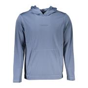 Calvin Klein Blå Huva Sport Sweatshirt med Logotyp Blue, Herr