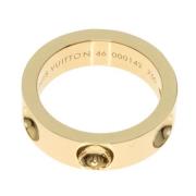 Louis Vuitton Vintage Pre-owned Guld ringar Yellow, Dam