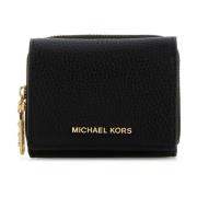 Michael Kors Stilren svart läder Empire plånbok Black, Dam