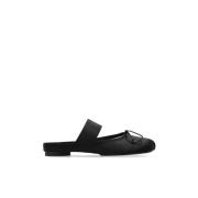 MM6 Maison Margiela Sandaler med tryckt logotyp Black, Dam