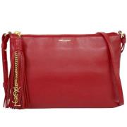 Saint Laurent Vintage Pre-owned Laeder axelremsvskor Red, Dam