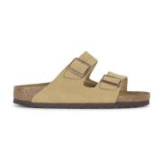 Birkenstock Sandaler i mockaskinn i Arizona-modell Brown, Dam