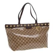 Gucci Vintage Pre-owned Canvas gucci-vskor Beige, Dam