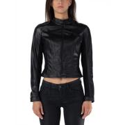 Guess Svart Fuskpälsjacka Ny Fiammetta Black, Dam