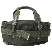 Fendi Vintage Pre-owned Canvas fendi-vskor Green, Dam