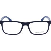 Emporio Armani Originala receptglasögon med 3 års garanti Blue, Herr