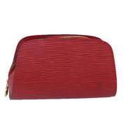 Louis Vuitton Vintage Pre-owned Laeder kuvertvskor Red, Dam