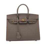 Hermès Vintage Pre-owned Laeder handvskor Gray, Dam