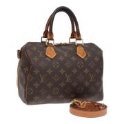 Louis Vuitton Vintage Pre-owned Canvas handvskor Brown, Dam