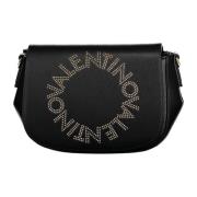 Valentino by Mario Valentino Svart axelväska med avtagbar rem Black, D...