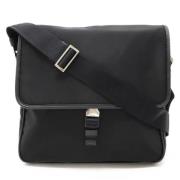 Prada Vintage Pre-owned Canvas crossbodyvskor Black, Dam