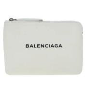 Balenciaga Vintage Pre-owned Laeder necessrer White, Dam