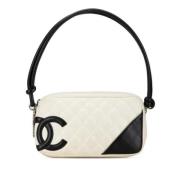 Chanel Vintage Pre-owned Tyg chanel-vskor White, Dam