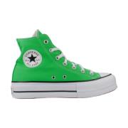 Converse Höjda Hi-Top Sneakers Green, Dam