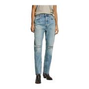 Pepe Jeans Rak Denim Jeans med hög midja Blue, Dam