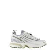 MM6 Maison Margiela Silver Syntetiska Sneakers - Rund Tå Gray, Herr