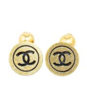 Chanel Vintage Pre-owned Tyg rhngen Yellow, Dam