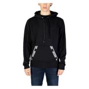 Moschino Herr Sweatshirt Höst/Vinter Kollektion Bomull Black, Herr