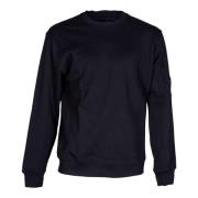 C.p. Company Herr Sweatshirt. Broderad logotyp. Mjukt interiör. Black,...