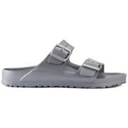 Birkenstock Arizona Eva Sandaler, Metallic Silver, Smal Passform Gray,...