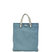 Gucci Vintage Pre-owned Canvas gucci-vskor Blue, Dam