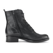 Gabor Elegant lace-zip boot - svart Black, Dam