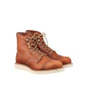 Red Wing Shoes Iron Ranger Traction Tred Oro Legacy Brown, Herr