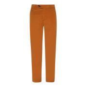 Vilebrequin Tencel Bomull Chino Byxor Enfärgade Brown, Herr