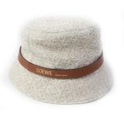 Loewe Pre-owned Pre-owned Bomull hattar-och-kepsar Beige, Dam