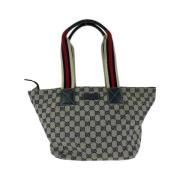 Gucci Vintage Pre-owned Canvas gucci-vskor Blue, Dam