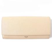 Celine Vintage Pre-owned Laeder plnbcker Beige, Dam