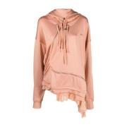 Diesel Beige Casual Sweatshirt Bomull Viskos Beige, Dam