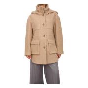 Twinset Beige Parka Jacka för Kvinnor Beige, Dam